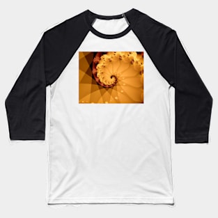 Spiral in Brown Baseball T-Shirt